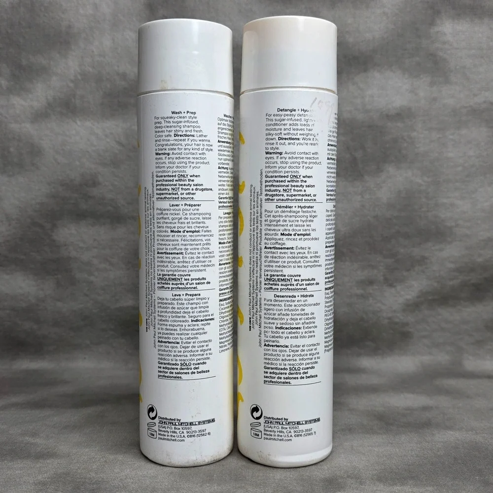 Paul Mitchell Neon Sugar Cleanse Shampoo & Rinse Conditioner Duo 10.14oz ea